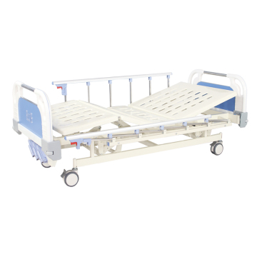 Three function manual movable hospital care bed