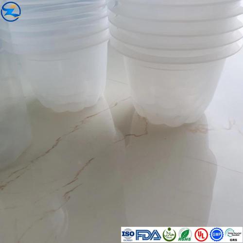 Customize Glossy Transluscent PP Cup Food Container