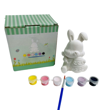 Easter Gypsum Rabbit Painting Kit