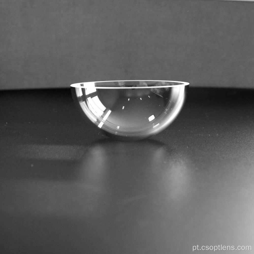 Cúpula hemisférica do hiper do vidro de quartzo