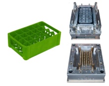Taizhou Plastic Crate Mould Plastic Injection Mold for Pepsi Bottle Crate Factory