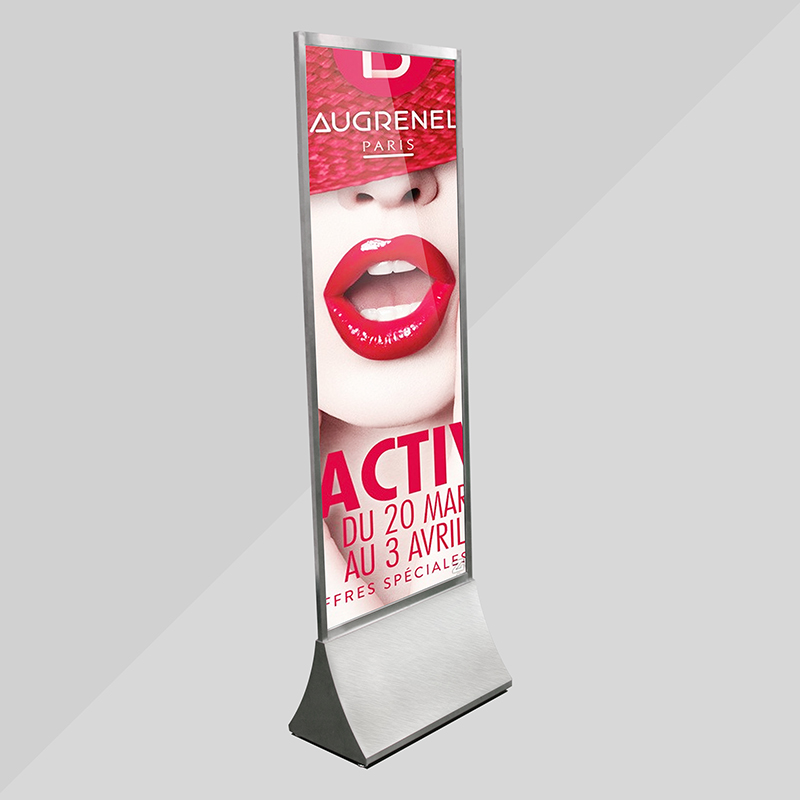 A 3r0003 Acrylic Retail Pop Display Banner Stand