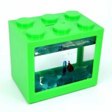 betta fish farming tank with USB LED lighting for Aquaculture