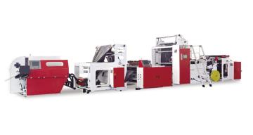 Automatic tandem bag-making machine