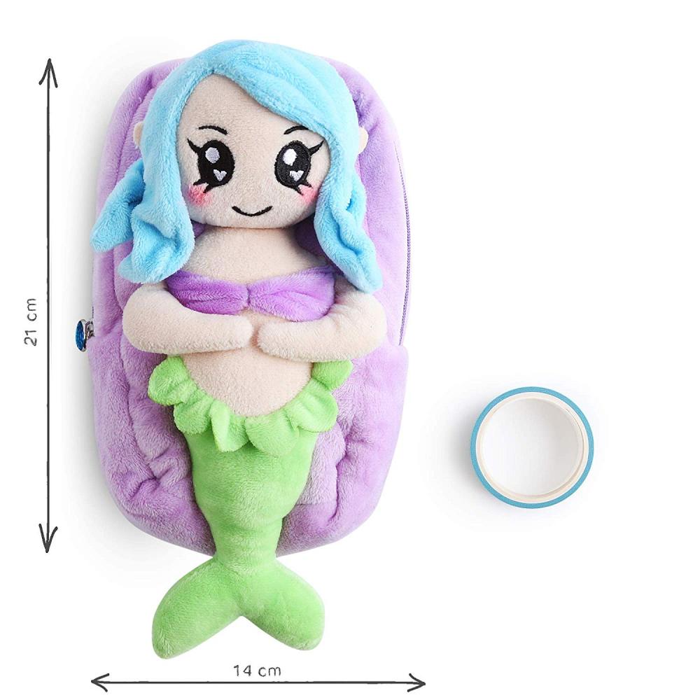 Mermaid Plush Pencil Case 1 Mermaid Plush Pencil Case 1