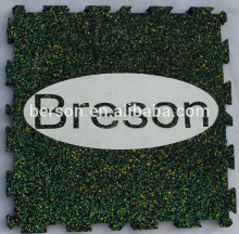 commercial and gym leisure rubber interlocking flooring tile