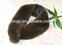 top quality for leather jacket rex rabbit fur collar
