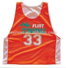 2014 Custom mens mesh reversible lacrosse pinnies