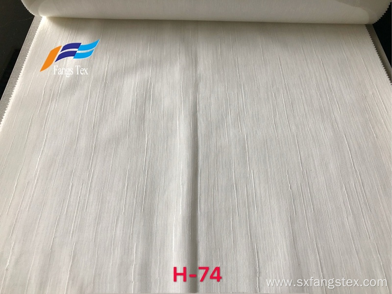 Translucent Thick Plain Linen Voile Window Curtain Fabric