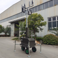 automatic lifting light tower for constructio