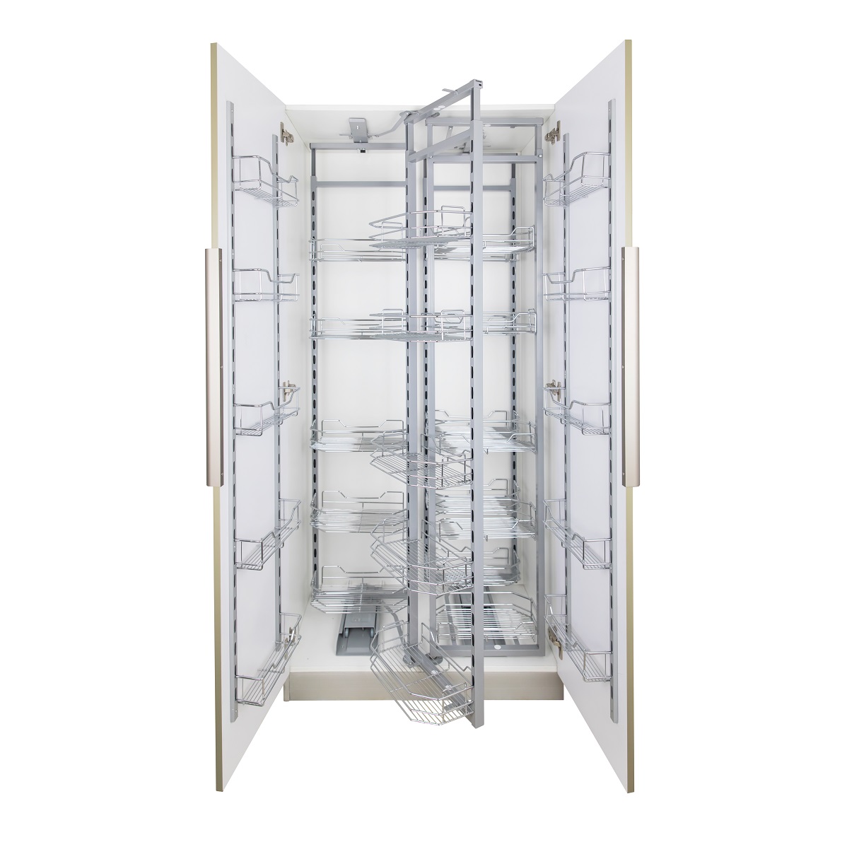 kitchen cabinet soft closed 400mm wide pull out tall larder pantry organizer pantry units