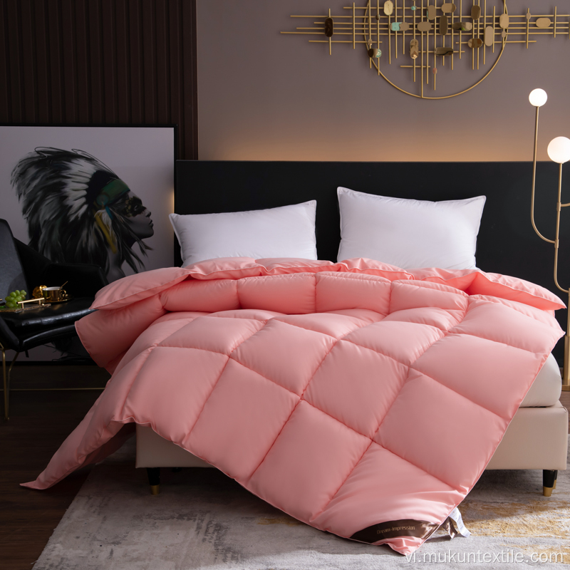 Máy có thể giặt được Quilted Plush Microfiber Điền vào đệm chăn