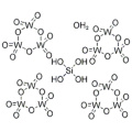 Wolframat (4), [m12- [orthosilicato (4 -) - kO: kO: kO: kO &#39;: kO&#39;: kO &#39;: kO&#39;: kO &#39;: kO&#39;: kO &#39;: kO&#39;: kO &#39; &#39;&#39;: kO &#39;&#39; &#39;]] Tetracosa-m-oxododecaoxododeca-, Wasserstoff, Hydrat (1: 4 :?) CAS 12027-43-9