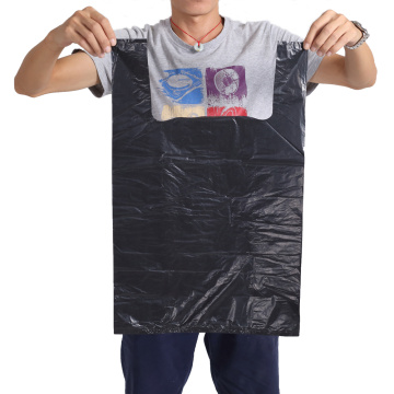 Saco de camiseta de plástico para transportadora de supermercado por atacado