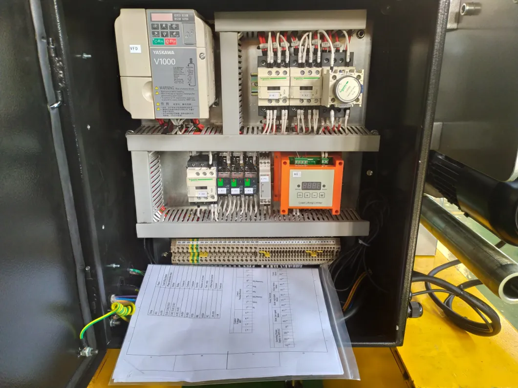 Control Panel for Hoist with Inverter and Contactor IEC Starand