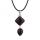 Collier pendentif goutte d&#39;eau losange pour femmes colliers en forme de larme de mode simple filles cadeaux de charme