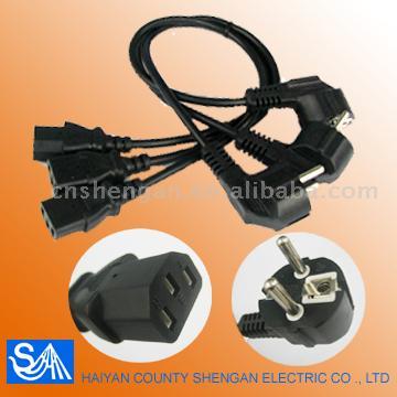 Euro Extended Power Cord