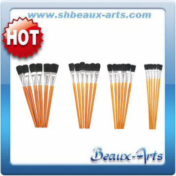 fine art supplies short handle wooden easel paint brushes