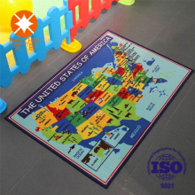 Map Of World Floor Mat With PVC Dots
