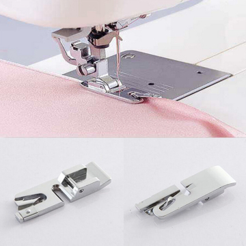 1Pc Rolled Hem Curling Presser Foot For Singer Janome Kenmore Juki Sewing Machine Sewing Tools & Accessory