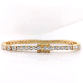 Bracciale da tennis Moissanite in argento 925