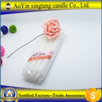 Good quality mini acrylic non drip taper candles
