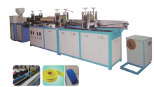 PVC heat shrinkable electronic components blown film machine
