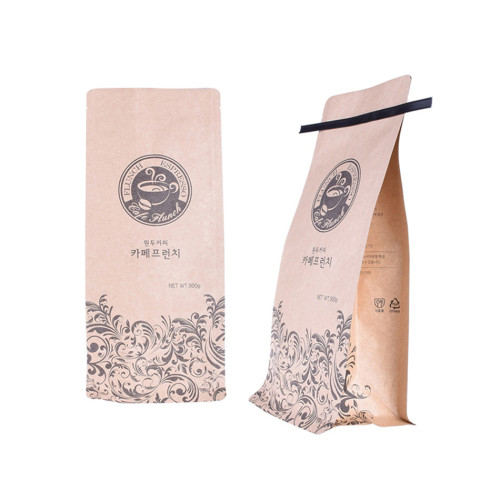 Valve Packaging Kraft Paper Bag With Tin Tie