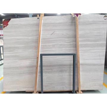 木製の白い大理石の平板