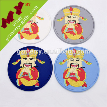 Good quality wholesale rubber coaster / silicone coaster