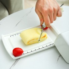 White Ceramic Butter Box with Cover - Best Selling Rectangle Home Goods