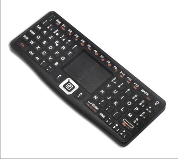 Rii Mini Touch N7 (AZERTY Layout) Wireless Keyboard with Trackpad Dpi Adjustable Functions