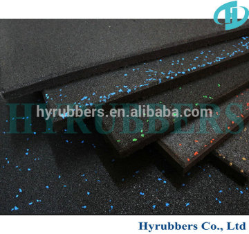 EPDM particle rubber tile, rubber gym tile