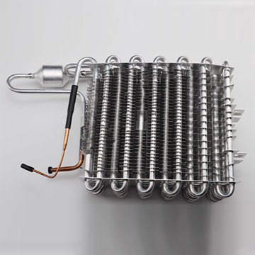 Supermarket refrigerated display case condenser