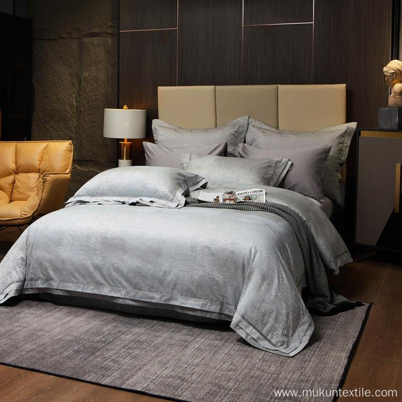 Fast Delivery 100 yarn-dyed jacquards Luxury Bedding Set