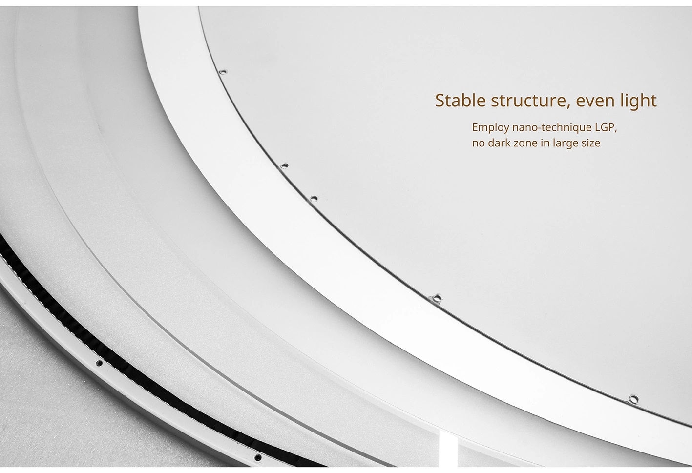 400mm Recessed Round LED Panel Light