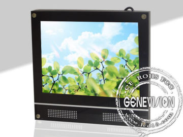 Indoor 17 Inch Wall Mount Lcd Display , Dustproof Lcd Advertisement Board