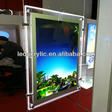 Acrylic 2 Sided Picture Frame Double Sided LED Acrylic Frame Light Box