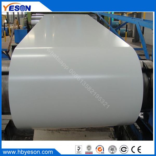 white color PPGI steel coil