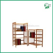 Multifunctional 4 Tier Bamboo Bookcase Book Shelf,Microwave Oven Shelf