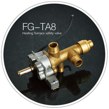 Gas control valve in a funace