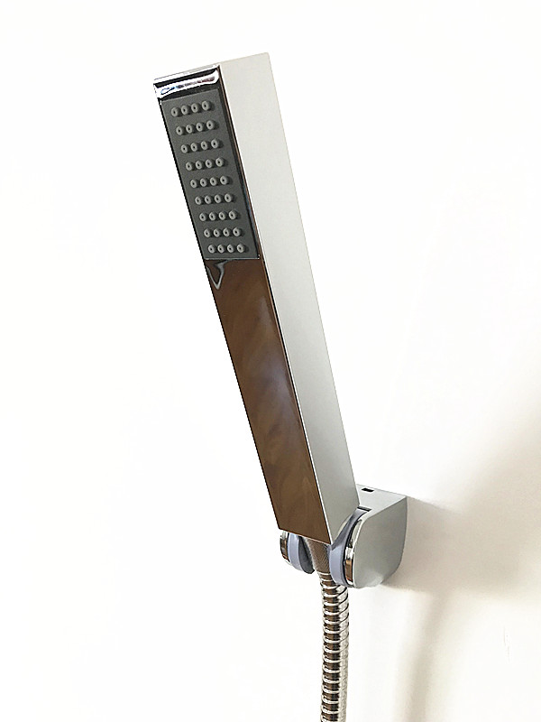 square all bronze hand shower head 