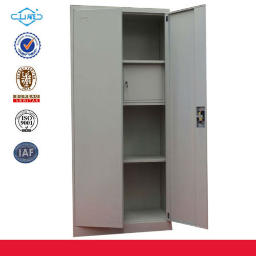 new style 2 door vertical steel locker with safe inside