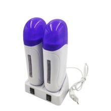 Double Seat 100g Roll Wax Heater for Hair Removal - Factory Hot Sell Depilatory Wax Roller Wax Machine