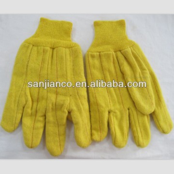 yellow fleece gloves