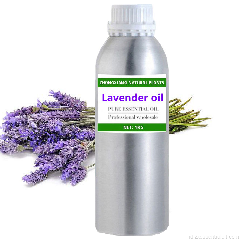 Pasokan pabrik 100% minyak esensial Lavender murni massal