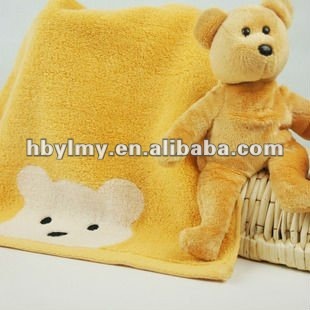 100%cotton twistless jacquard embroidery hand towel