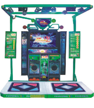 Dance Revolution Amusement Arcade Machines Simulator With 10v - 220v Ma-qf301-7
