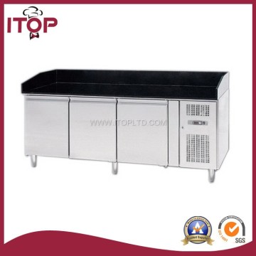 air-cooled stainless steel refrigerated counters for PIZZA