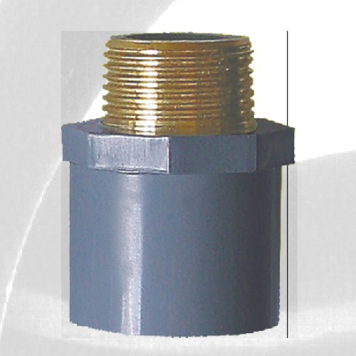 ASTM SCH80 CPVC Adapter Pria Warna Abu-abu Tua